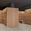 Wooden Locker Bath Center Swimming Pool Gym Bathroom Locker Beauty Salon Yoga Studio Hosp
