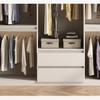 Bedroom Household Cream Wind Solid Wood Wardrobe Simple Large High Cabinet Cream Wind Seg 