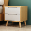 Nordic All Solid Wood Bedside Table Simple Modern Packaging Simple Bedroom Storage Cabine