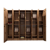 Wooden Locker Bath Center Swimming Pool Gym Bathroom Locker Beauty Salon Yoga Studio Hosp
