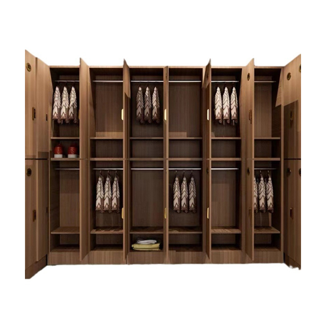 Wooden Locker Bath Center Swimming Pool Gym Bathroom Locker Beauty Salon Yoga Studio Hosp