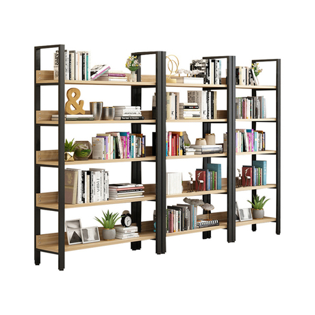 Study Floor Bookshelf Multi-layer Display Shelf Living Room Storage Locker Shelf Office C