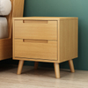 Nordic All Solid Wood Bedside Table Simple Modern Packaging Simple Bedroom Storage Cabine